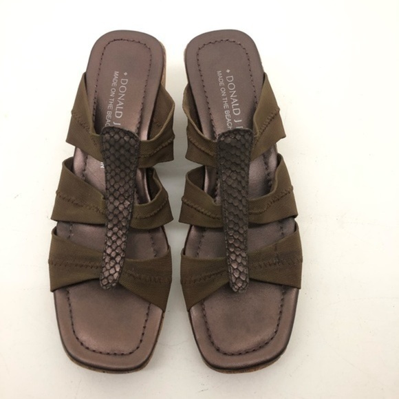 Donald J Pliner Clare cork platform slide sandals - Picture 2 of 10
